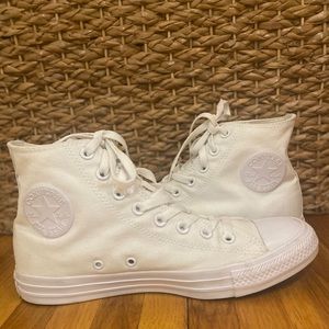 White Monochrome Chuck Taylor All Stars